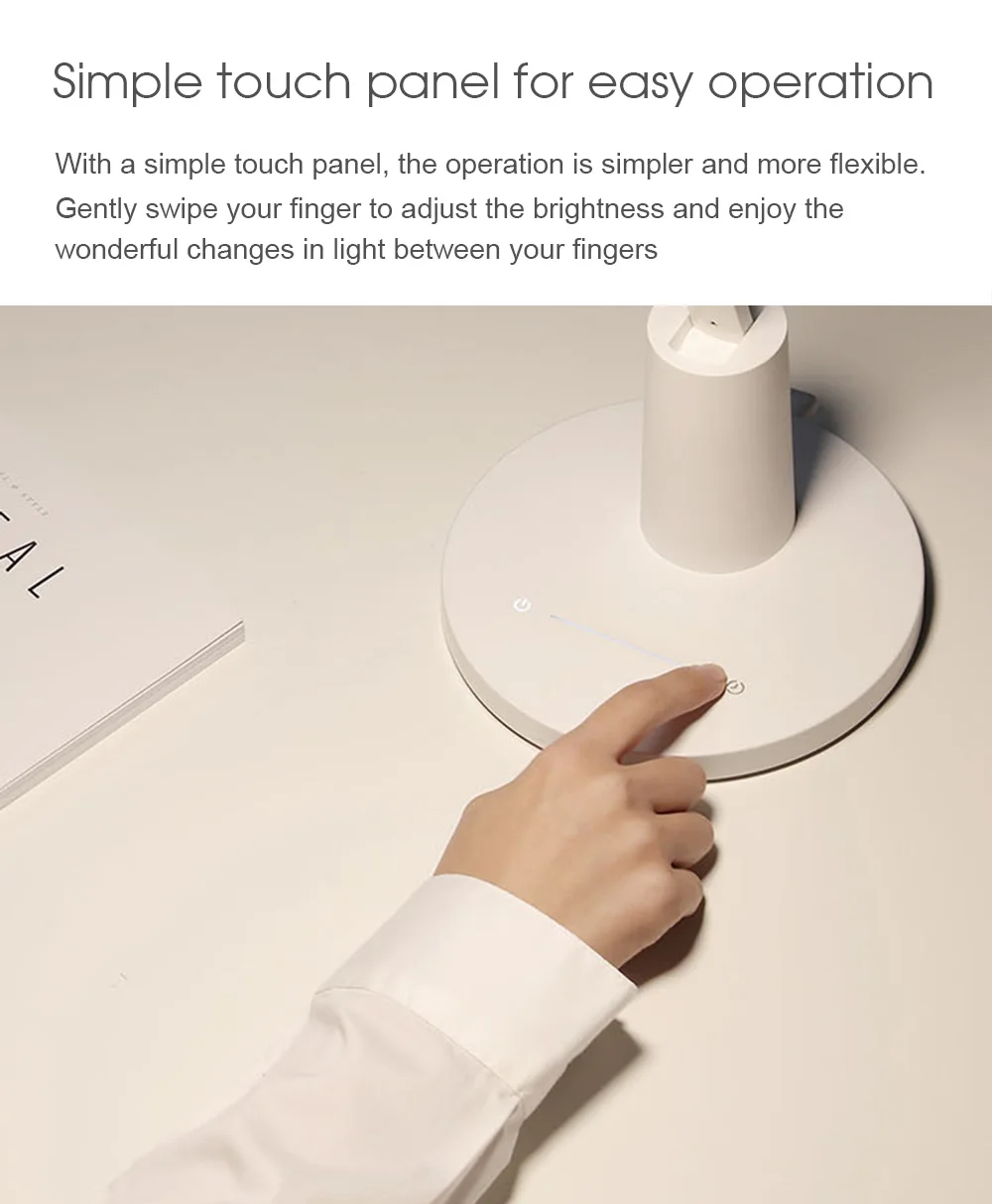 Yeelight YLTD05YL настольная лампа 15 Вт светодиодный умный с защитой для глаз, настольная лампа Dim mi ng для mi home mi jia приложение управление для детей свет для чтения