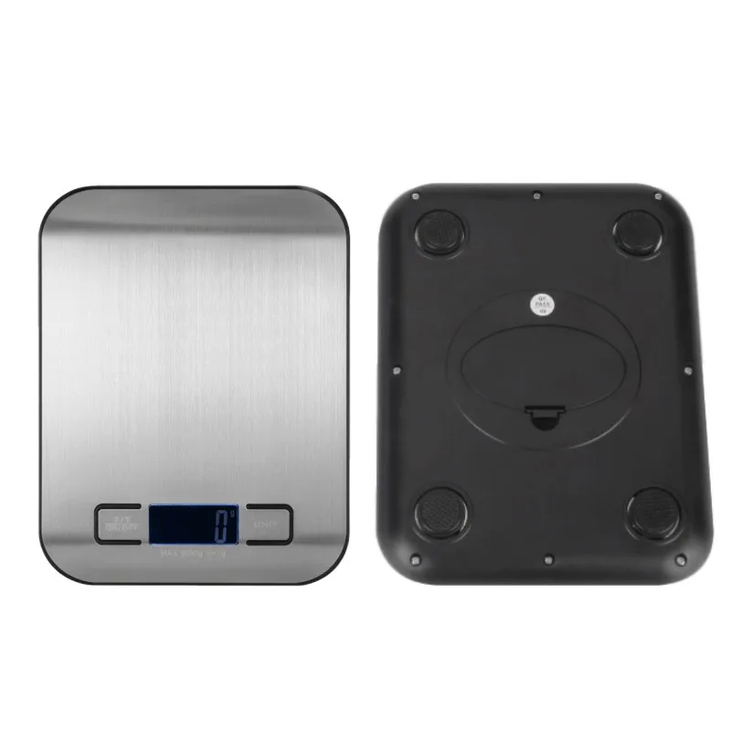 

LCD Digital Electronic Kitchen Food Weight Loss Postal Scale White 5kg/1g Weight Scale For Food Diet Postal Balance Measuring