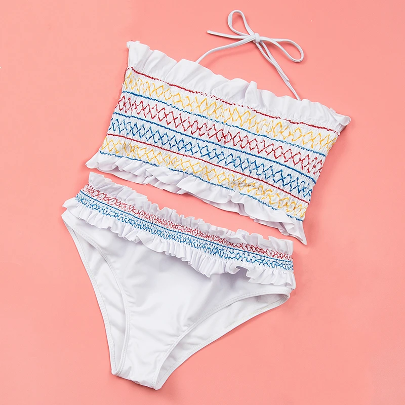 Сексуальный купальник бикини женский пуш ап бандо набор без бретелек