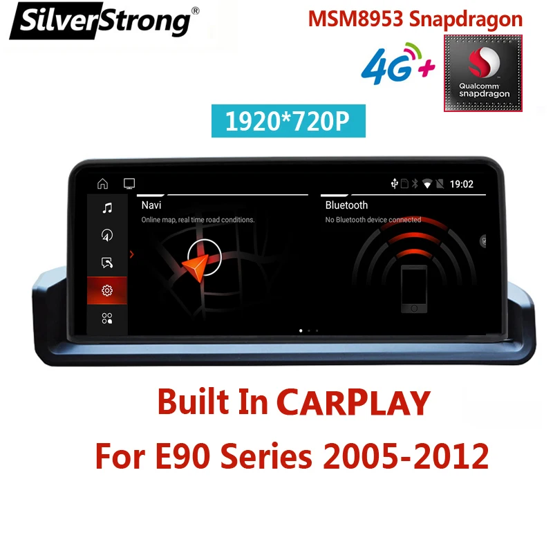 wireless carplayqualcomm snapdragon64gbandroid multimedia player for bmw e90 e91 e92 e93 320325330m3idrive supportlhd free global shipping