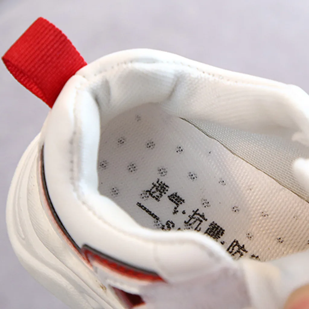 

Spring Autumn Children Casual Shoes Toddler Infant Hook&loop Boys Girls Bling Breathable Sport Running Sneakers Kids Shoes