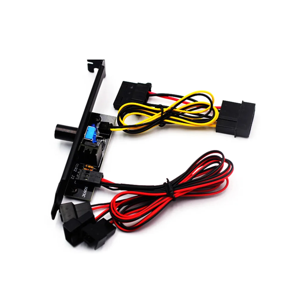 Регулятор скорости вентилятора Поддержка Большой 4P порт Малый 3/4PIN для