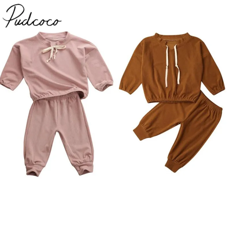 Весенне осенняя одежда для малышей Вельветовая маленьких девочек толстовка топ