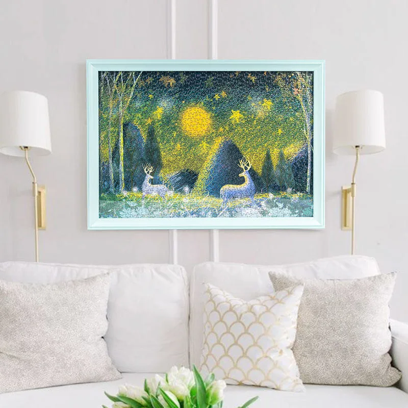 1000 шт. пейзаж мини Бумага головоломки украшения дома для взрослых и детей подарок