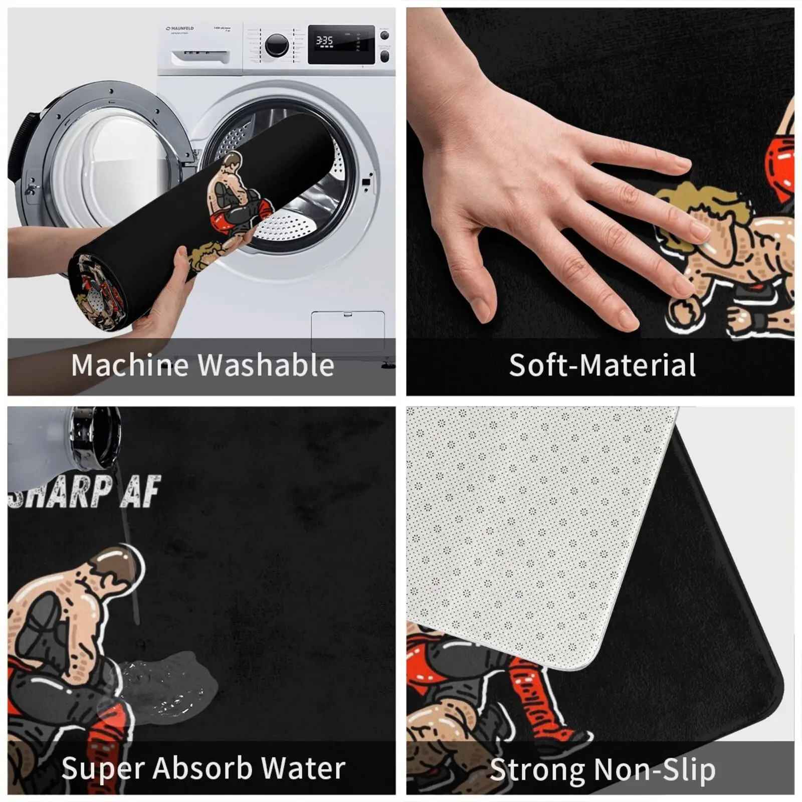 Острый коврик подушка Мягкий Нескользящий Коврик для дикой природы экологически