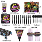 Бумажные тарелки для украшения дня рождения 90-х годов, бумажные салфетки, чашки в 90-е, Настольная Обложка для свадебной вечеринки, товары в стиле хип-хоп 1920-х годов