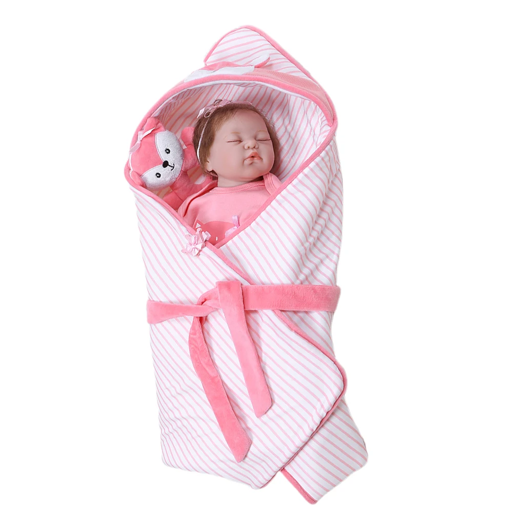 

Huggable Reborn Baby Girl Doll 20 inch, Realistic Handmade Newborn Doll Soft Vinyl Silicone, Kids Gift Pretend Play Toy Age 3+