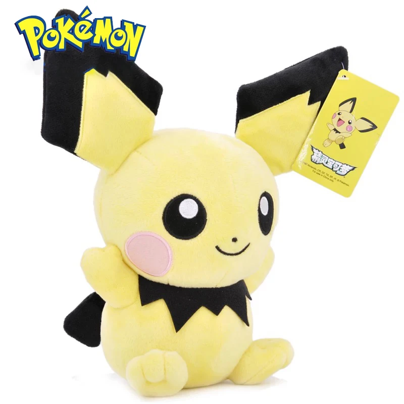 

Плюшевая игрушка Pokemon Pikachu анимэ кукла кавайные мягкие игрушки 20 см милые Мультяшные куклы аниме игры периферийные плюшевые игрушки подарок...