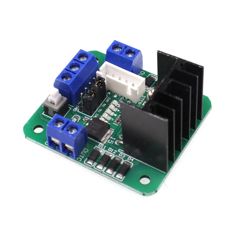Плата драйвера двигателя L298N зеленая плата модуль шагового для робота умного