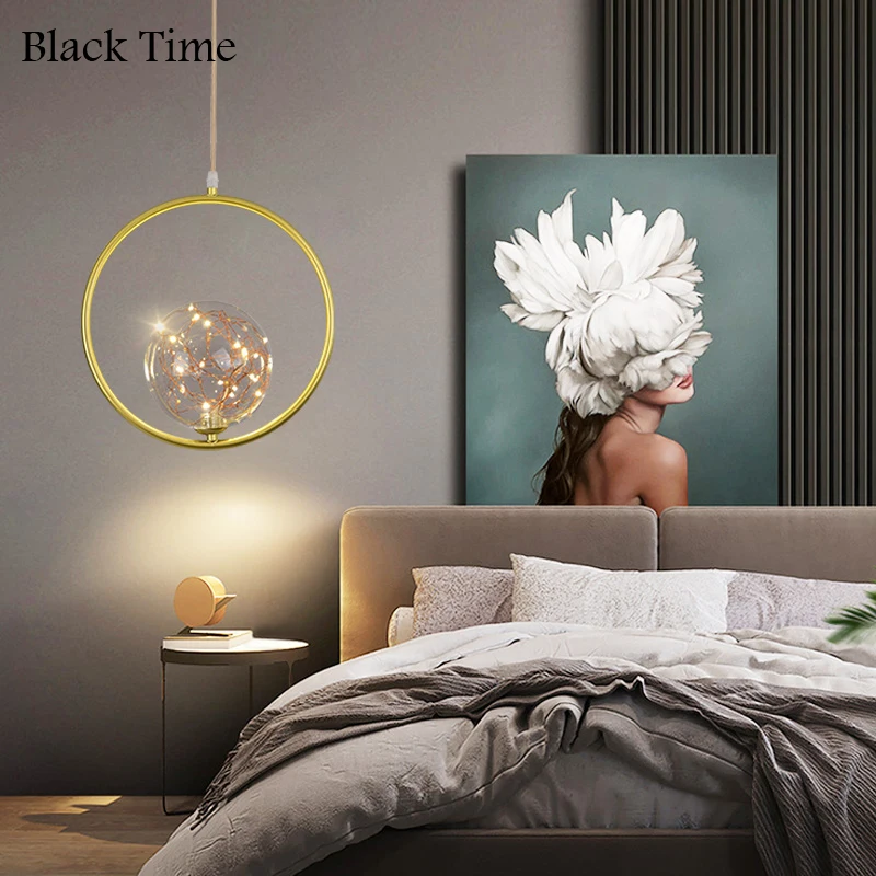 Современные Простые светодиодные подвесные светильники для столовой кухни