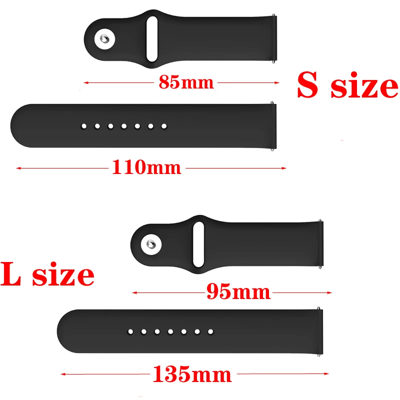 Huawei watch gt band для samsung galaxy watch active 46 мм 42 мм gear S3 frontier/classic S2 ремешок силиконовый 22 мм/20 мм ремешок для часов