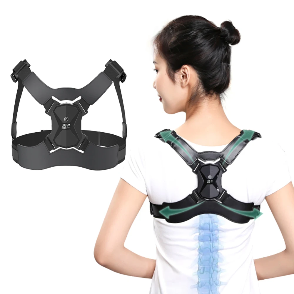 

Intelligent Induction Posture Corrector Body Posture Trainer Smart Motion Sensing Upper Back Shoulder Brace Clavicle Chest Back