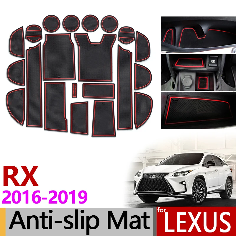 Противоскользящий коврик для разъема ворот резиновые подставки Lexus RX 300 200t 450h RX200t