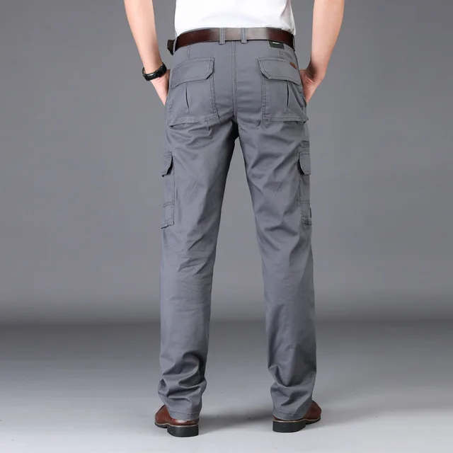 Брюки мужские с эластичной резинкой на талии весна-лето размера плюс размер QQ150 |