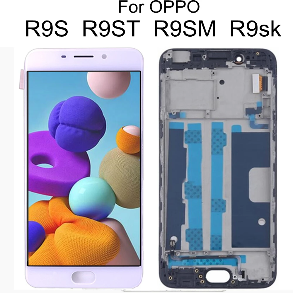 

5.5" LCD For Oppo R9S R9ST R9SM R9sk CPH1607 LCD Display Touch Screen With Frame Digitizer Assembly Replacement Accessories