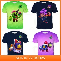 8 to 19 years kids t shirts sandy max max sandy and starcartoon tops baby mr p fashion shooter game leon 3d boys girls clothes