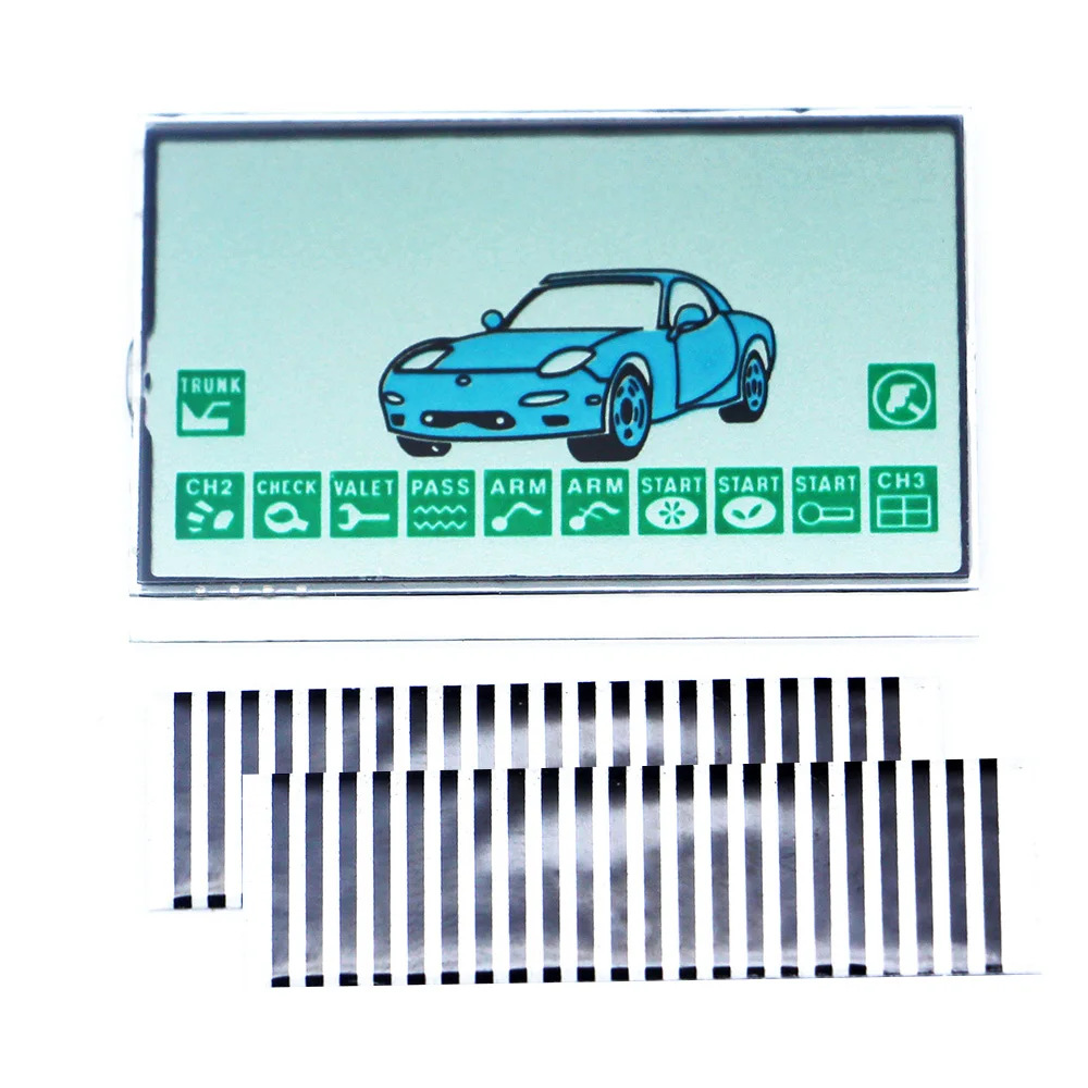 EZ-BETA LCD display flexible cable+keychain case for Jaguar ez-beta remote controller KGB FX-5 and Zebra Stripes | Автомобили и