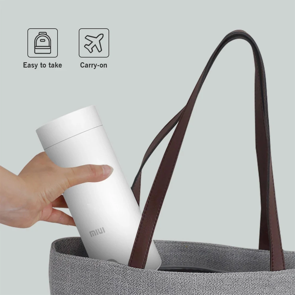 Портативный электрический чайник Xiaomi 400 мл перезаряжаемый с теплоизоляцией |