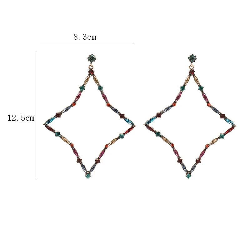 

Fashion Statement Geometric Drop Earrings For Women Vintage Alloy Earrings Party Jewelry Gifts Wholesale
