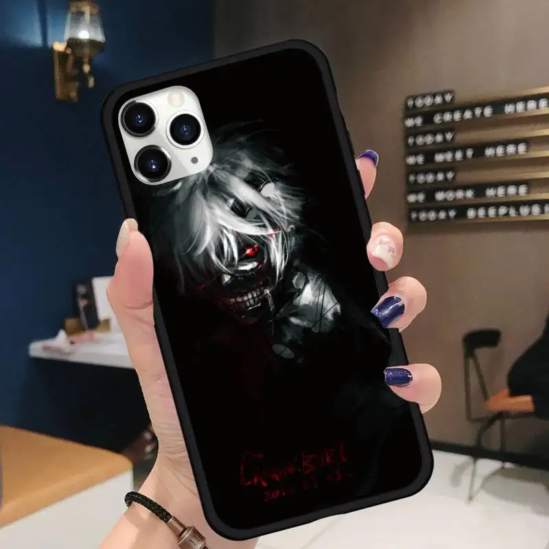

Tokyo Ghoul Cool Japanese Anime Phone Case for iPhone 11 12 pro XS MAX 8 7 6 6S Plus X 5S SE 2020 XR Soft silicone