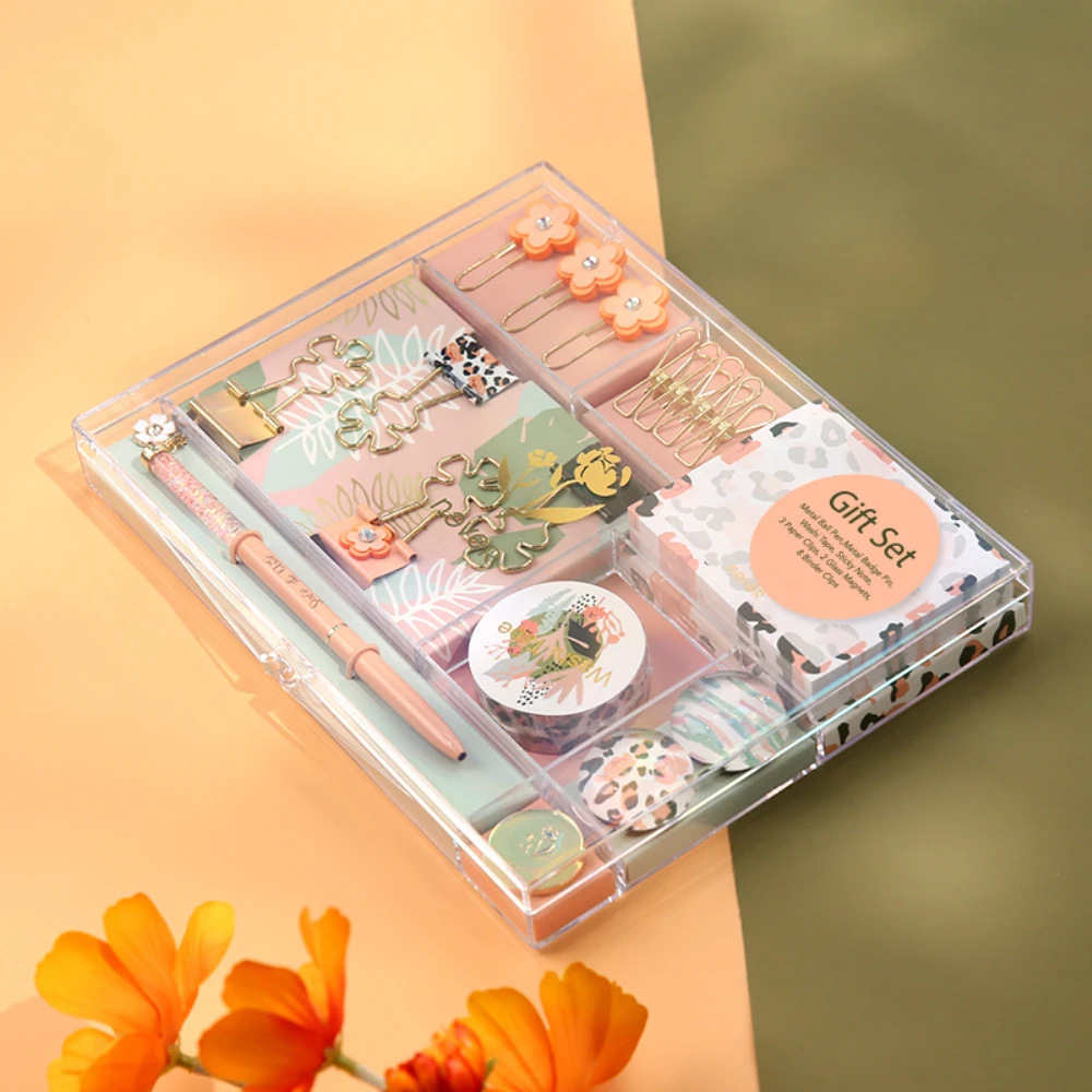 Леопардовый подарочный набор канцелярских принадлежностей креативные офисные