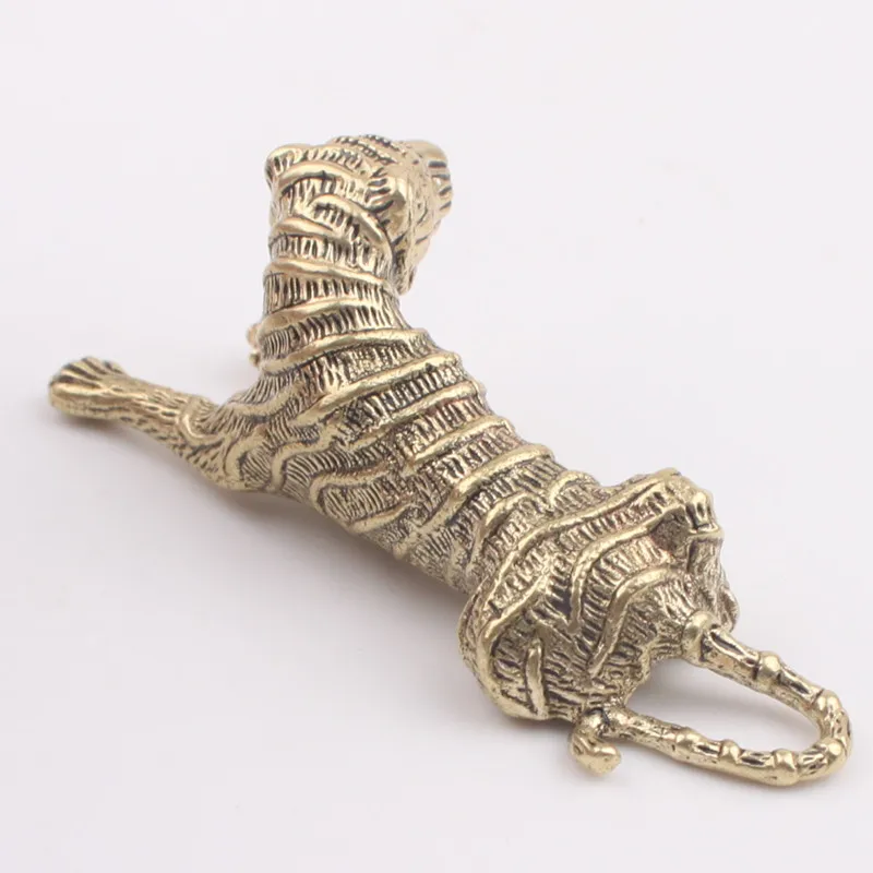 Медный брелок подвеска со знаками Зодиака тигром подвесные безделушки латунный