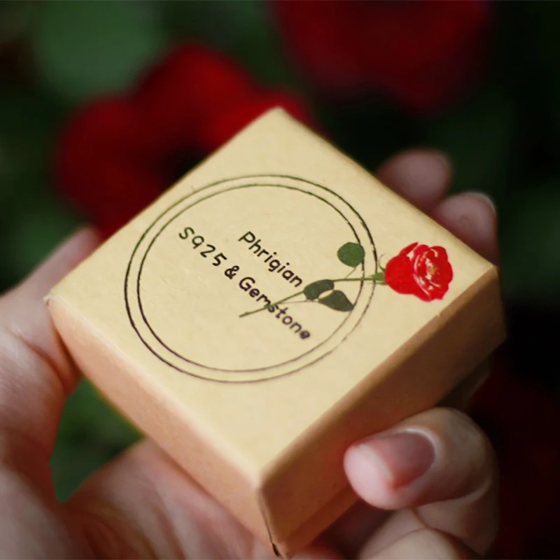 Женские серьги-гвоздики с сапфиром Изящные Ювелирные украшения из серебра 925