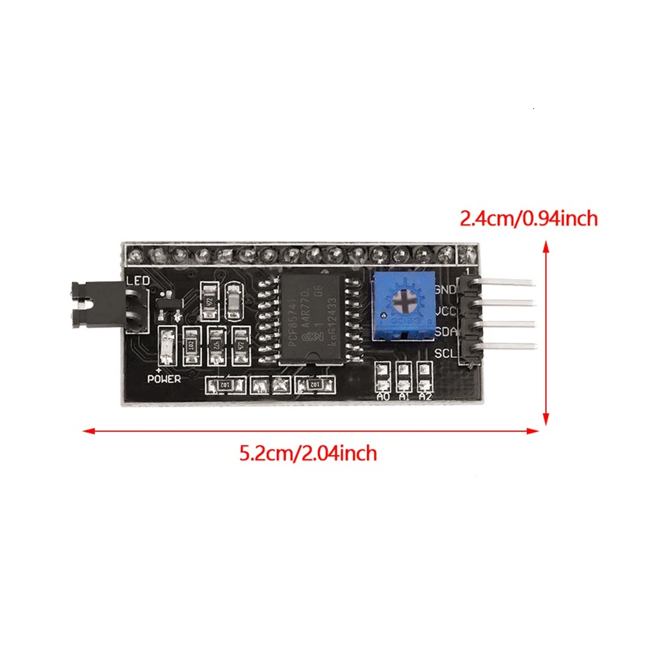 Для Arduino LCD1602 дисплей плата адаптера IIC/igc интерфейс 5 в модуль преобразователя IIC igc
