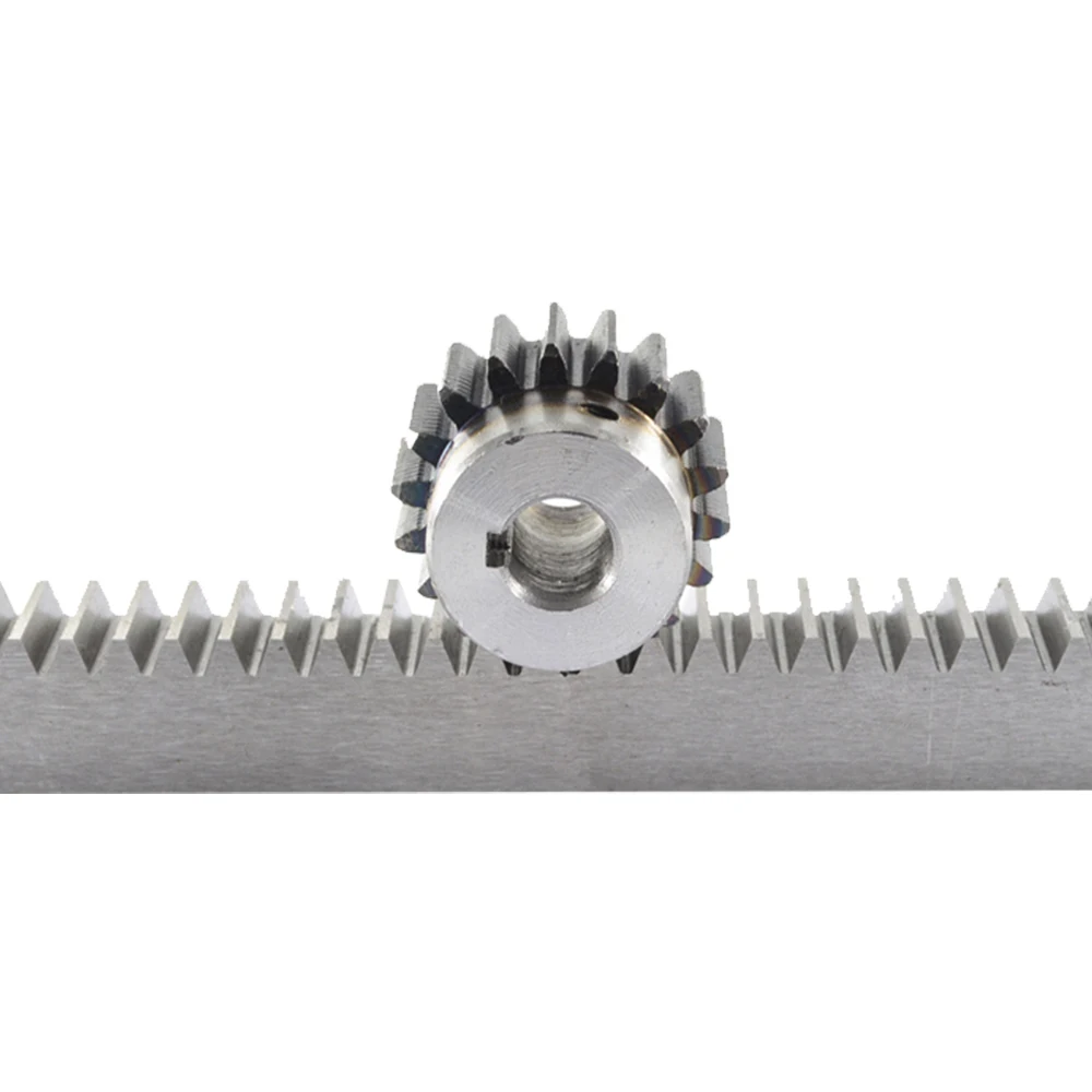 

2Pcs 1Mod 1 Modulus 12x12x500mm High Precision Gear Rack steel +2Pcs 1M 25teeth 30tooth pinion cnc rack mod 1 rack