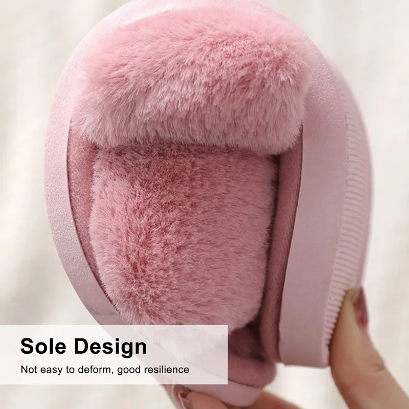 Женские повседневные пушистые тапочки Новинка осени и зимы 2021 женские шлепанцы