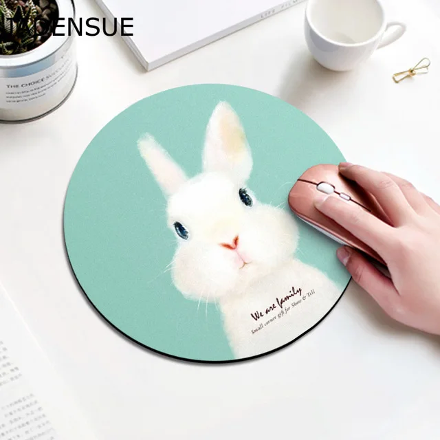 

Cartoon Cute Mouse Pad 20Cm Diameter Round Mousepad Kawaii Pad for Mouse Mice Mat for MacBook xiaomi Lenovo