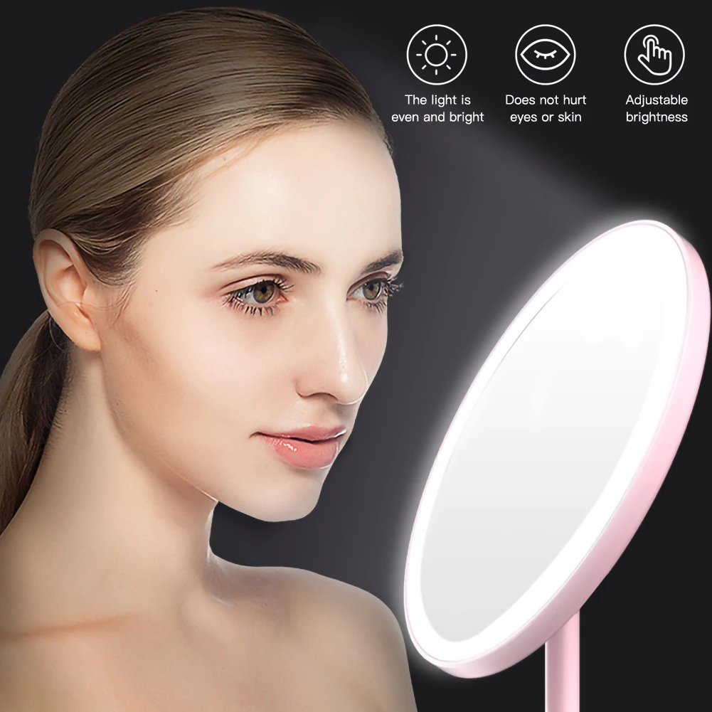 Зеркало светильник макияжа со съемной подсветкой 3 режима|Декоративные зеркала| |