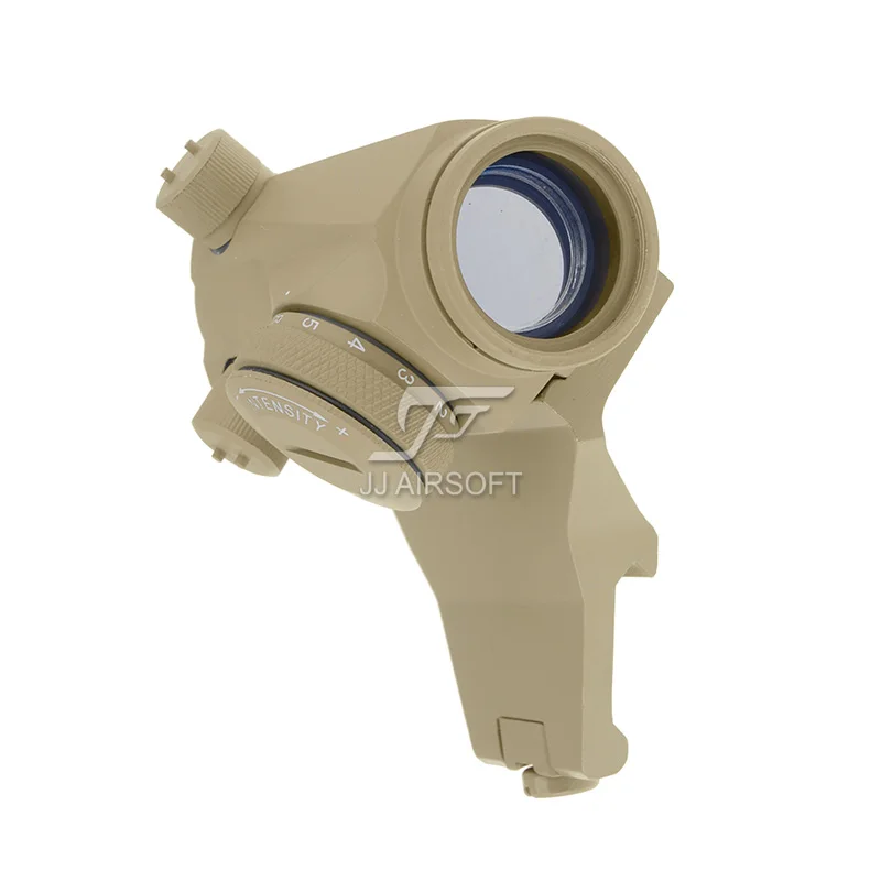 JJ Airsoft Micro 1x24 Red Dot с Killflash / Kill Flash 45 градусов крепление со смещением быстрое и низкое