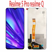 6.3Inch For OPPO Realme 5 Pro RMX1971/ Realme Q / realme 5 RMX1911 LCD Display Touch Screen Digitizer Replacement For  Realme Q