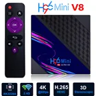 Мини ТВ-приставка для Android 10 H96 V8 RK3228A Rockship Android телеприставка 2 Гб 16 Гб 2,4G Wifi Play H96Mini плеер мультимедиа