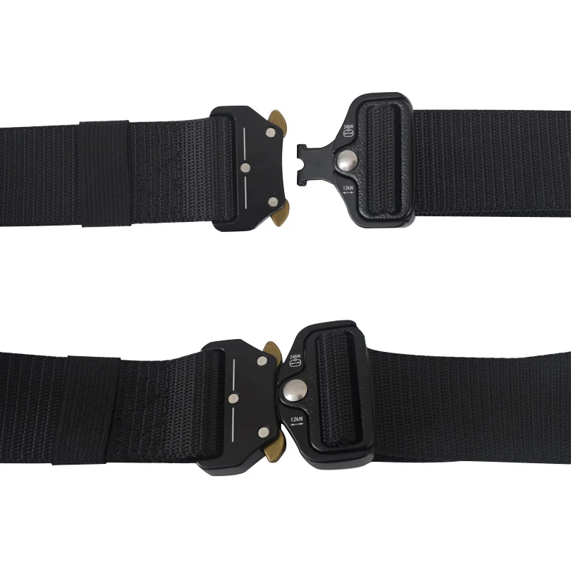Военный Тактический нейлоновый ремень с металлической пряжкой Регулируемый
