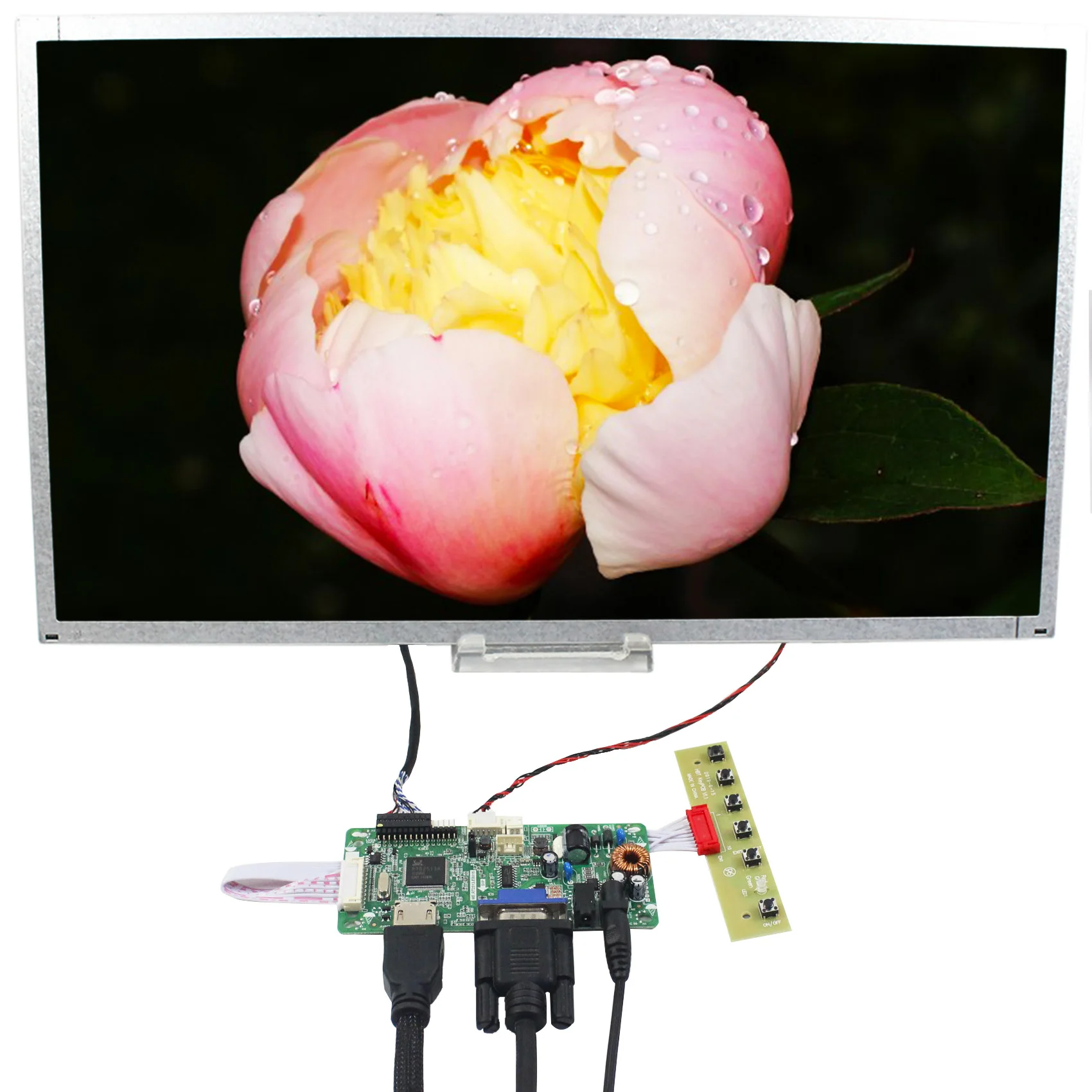 

18.5inch M185BGE-L22 1920X1080 LCD Screen with HD MI VGA LCD Controller Board VS-W58CDT9-AV7
