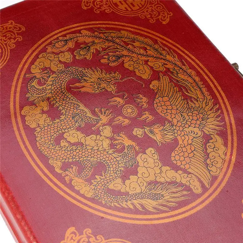 Новая 144 плитка Mah-Jong набор многоцветная портативная винтажная маджонг редкая китайская игра с бамбуковой коробкой