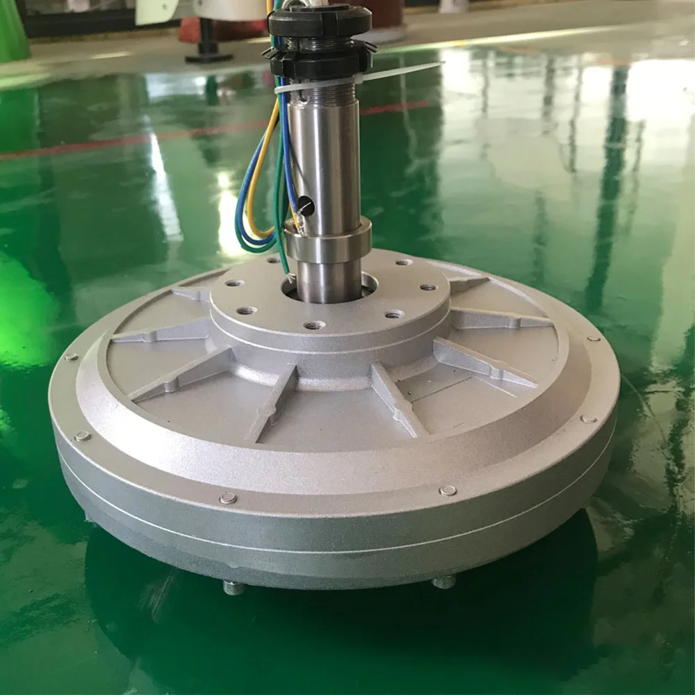 

10KW 100RPM 220/380VDC Vertical Wind Turbine Permanent Magnet Alternator Coreless Maglev DIY Generator