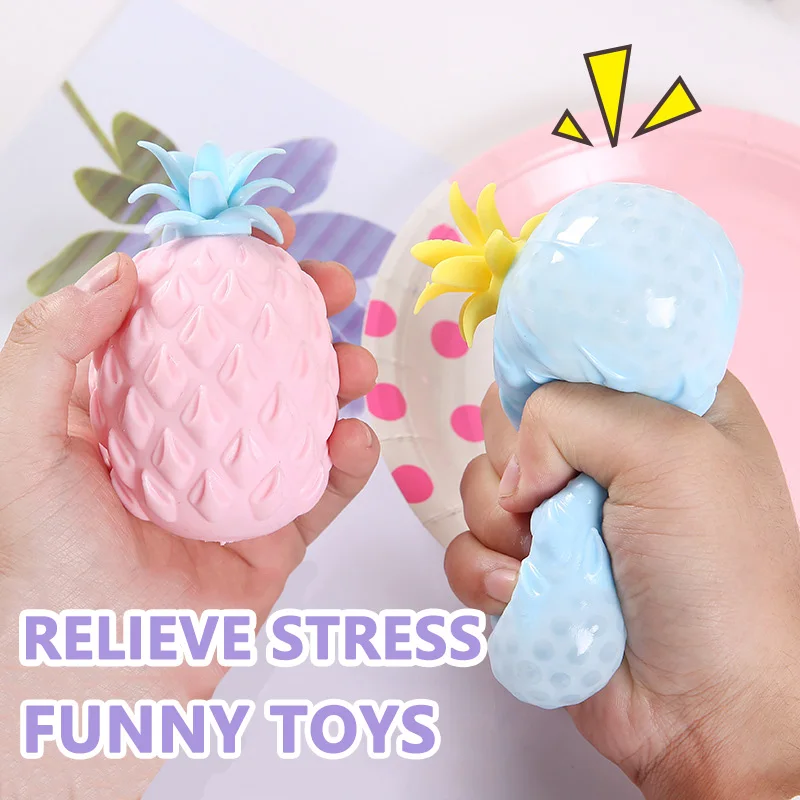 Игрушки-антистресс в виде ананаса антистрессовый мяч игрушка для снятия стресса