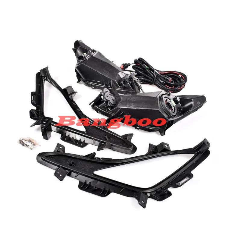 

Full Set Fog Light Driving Lamp Halogen H8 12V 35W Wiring Switch Set For Hyundai Elantra 2014~2016