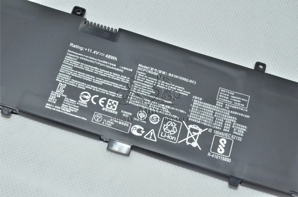 JIGU 0B200 02020000 B31N1535 оригинал аккумулятор для ноутбука ASUS UX310 UX310UA UX310UF X410UA Zenbook 11 4 V