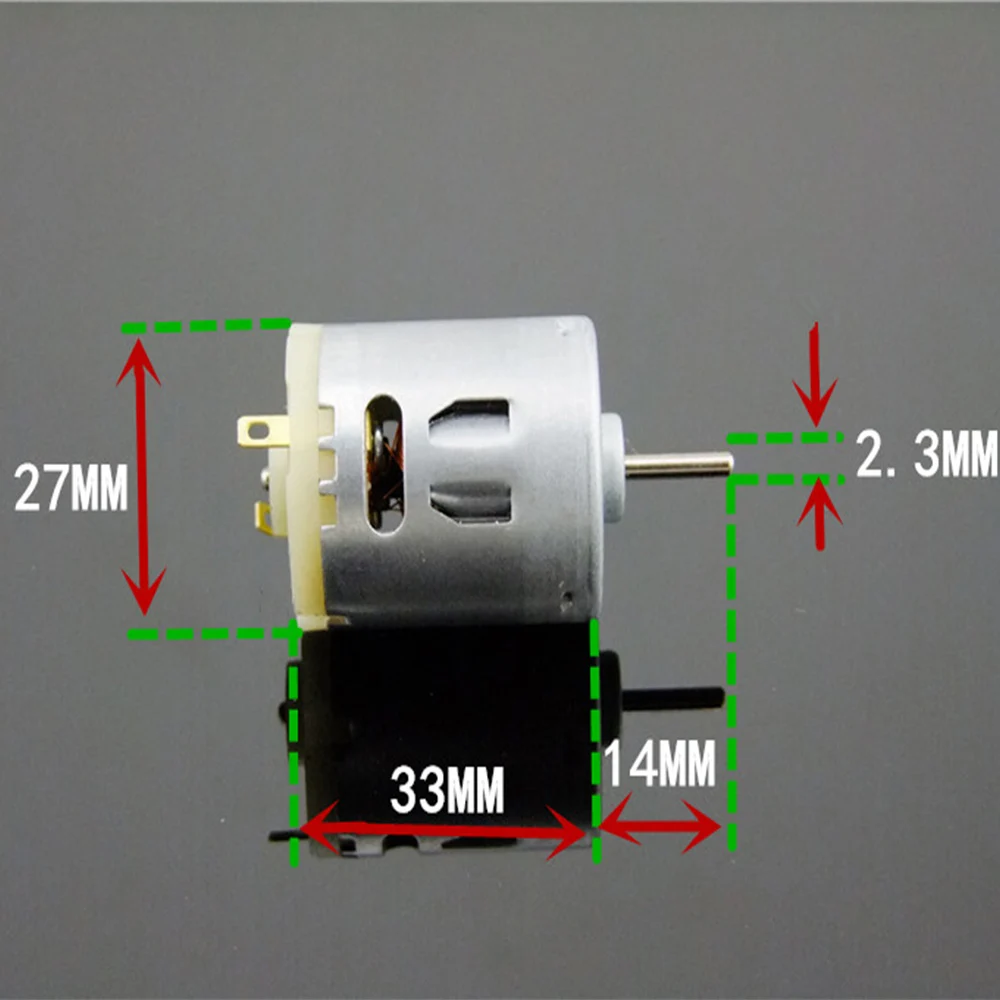 Электродвигатель постоянного тока 365 с большим крутящим моментом 6 12 В микро