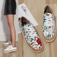 color large size with lace flat soles single shoes leisure muffins thick soles shoes color boards walking shoes