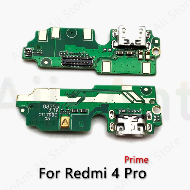 For Redmi 4 Pro USB Дата зарядный порт зарядное устройство док-разъем гибкий кабель для Xiaomi Redmi Note 3 3s 4 4x Pro Prime Замена - Цвет: For Redmi 4 Pro