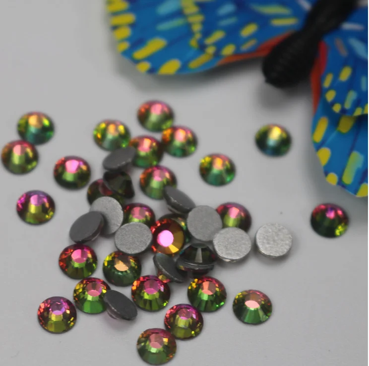 

size s5 Rainbow Glitter Rhinestones Non Hot Fix FlatBack Strass Sewing & Fabric Garment Rhinestone Nail Art Stone