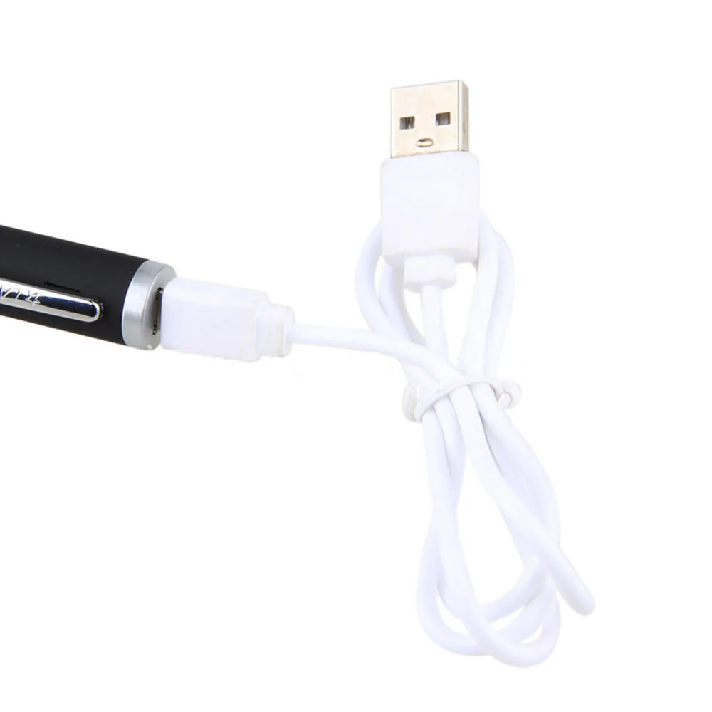 Портативная Зеленая лазерная указка USB встроенная батарея красный лазер 532 нм 5