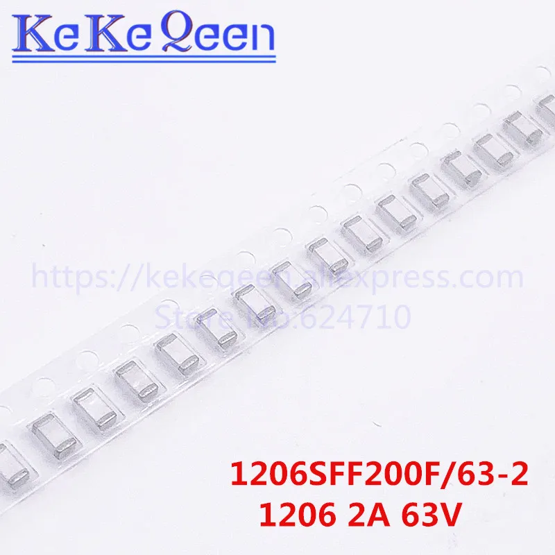 100 шт./лот 1206SFF200F/63 2 1206 2A 63V PPTC резистор предохранитель SMD новый оригинальный