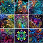 Набор для алмазной вышивки MomoArt 5D сделай сам, вышивка крестиком павлина, картина из страз, бабочки, животные, стразы, домашний декор