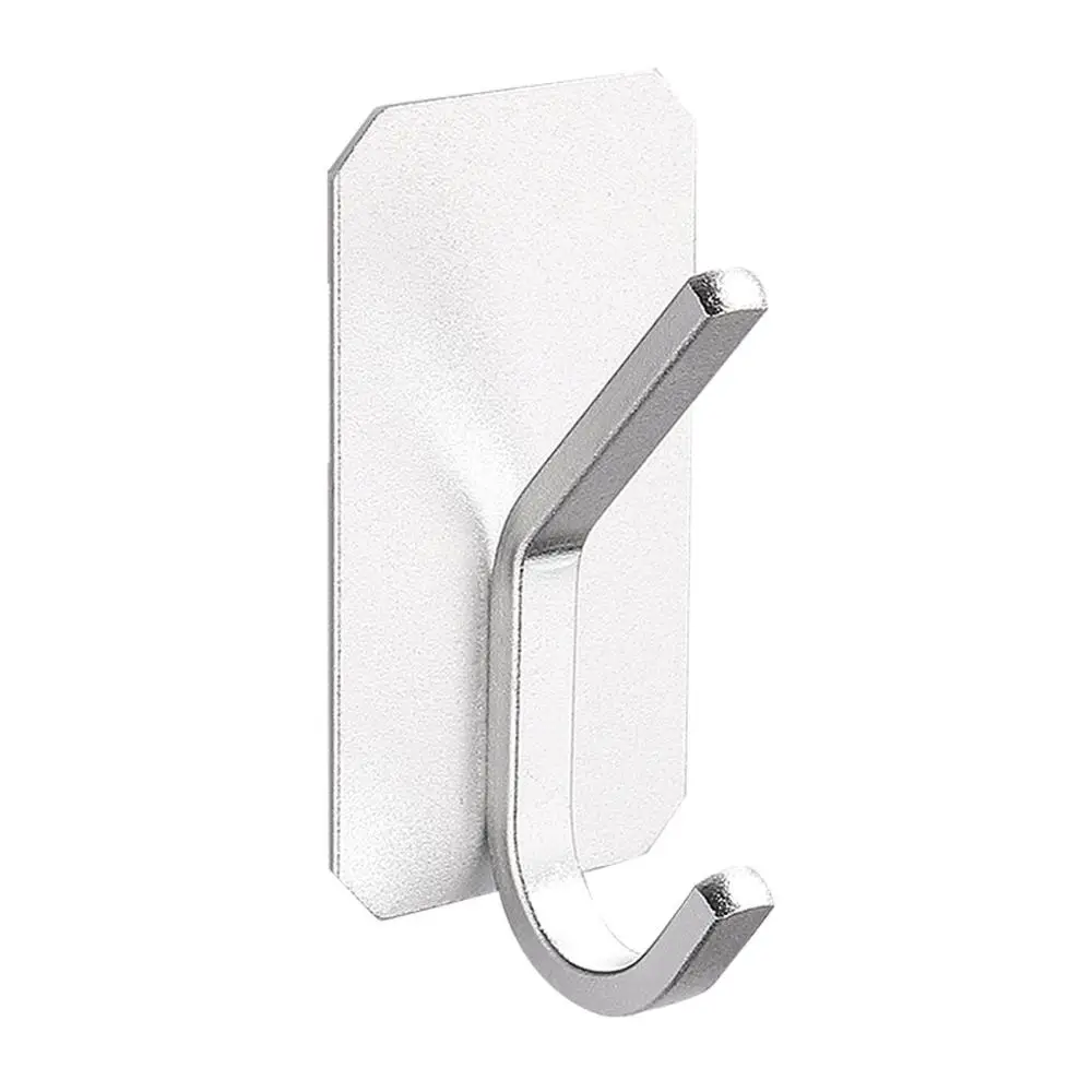 

Aluminum alloy Family Robe Hanging Hooks Hats Bag Key Adhesive Wall Hanger for Bathroom Kitchen